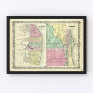 Chicago Map 1856
