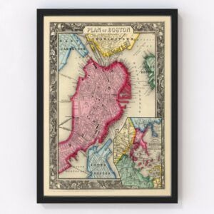 Boston Map 1860
