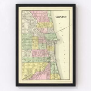 Chicago Map 1890