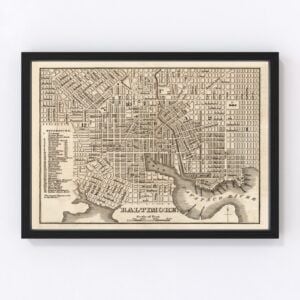 Baltimore Map 1844