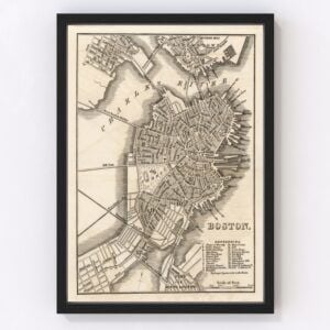 Boston Map 1844