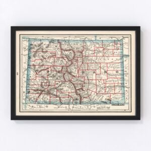 Colorado Map 1893