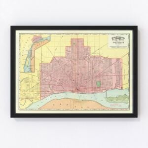 Detroit Map 1897