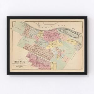 Red Wing Map 1874