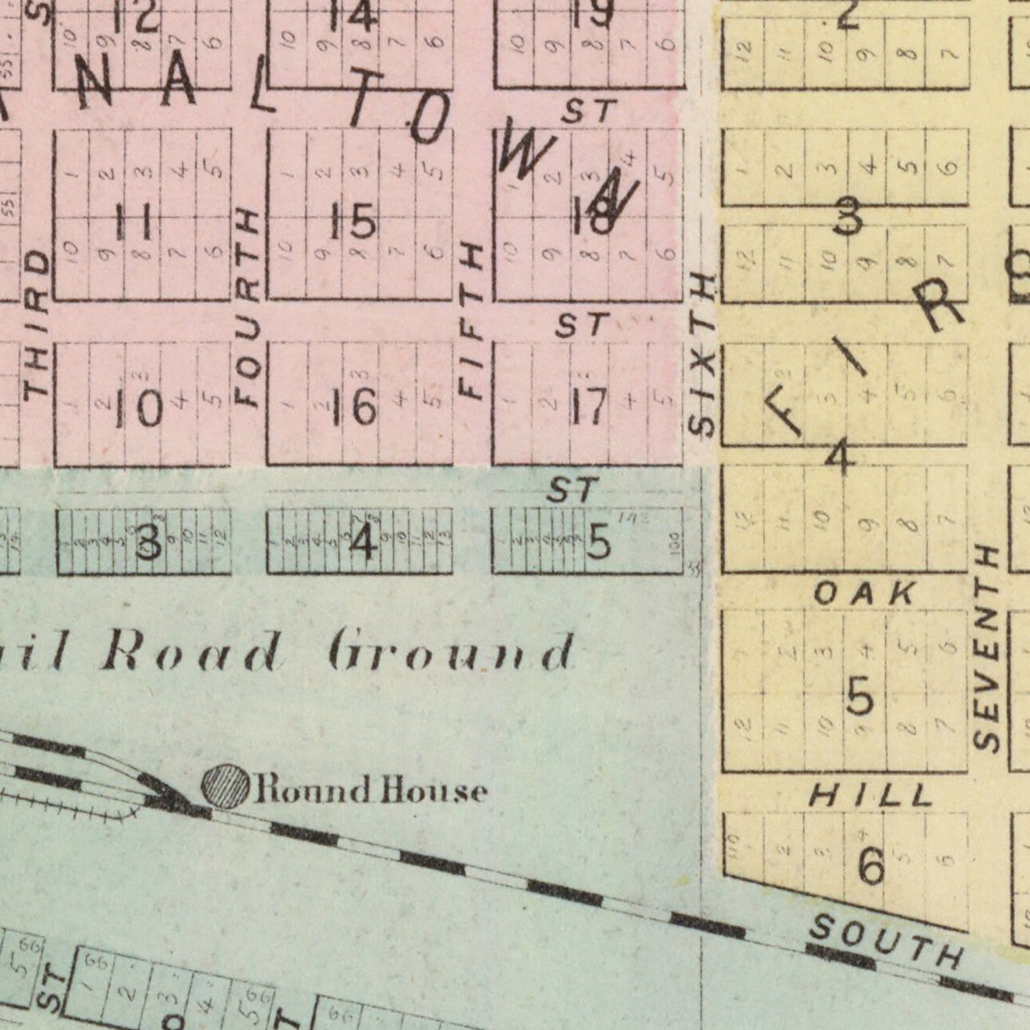 Vintage Map of Janesville, Minnesota 1874 by Ted's Vintage Art