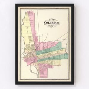 Columbus Map 1872