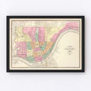 Cincinnati Map 1872