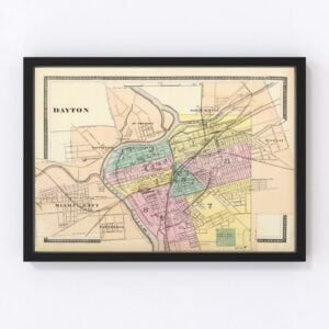 Dayton Map 1872
