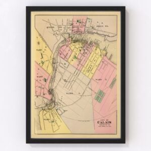 Calais Map 1894