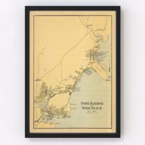 York Beach Map 1894