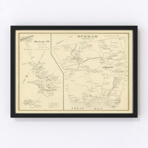 Durham Map 1892