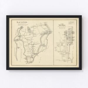 Laconia Map 1892