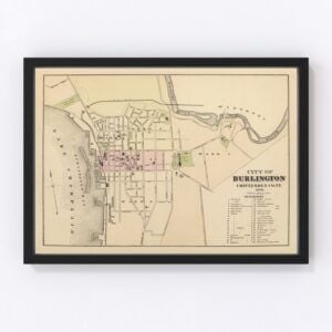 Burlington Map 1873