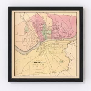 Lawrence Map 1871