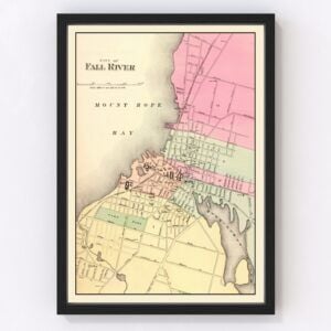 Fall River Map 1871
