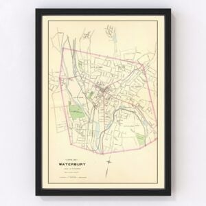 Waterbury Map 1893