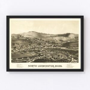 North Leominster Map 1887