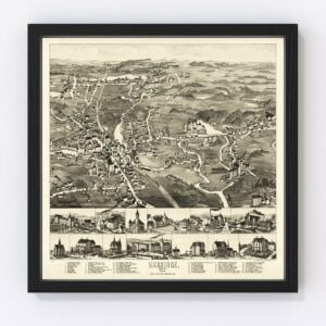 Uxbridge Map 1880