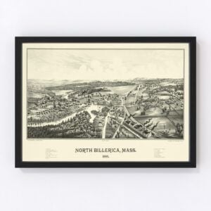 North Billerica Map 1887
