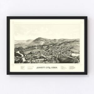 Jewett City Map 1889