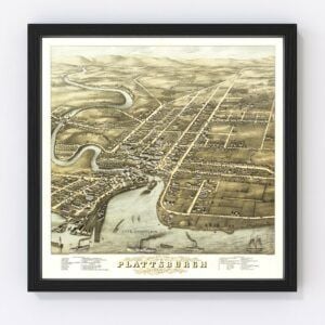 Plattsburgh Map 1877