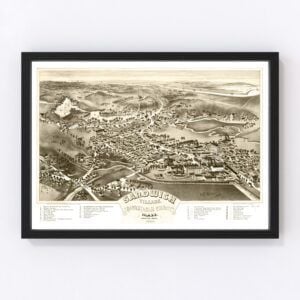 Sandwich Village Map 1884