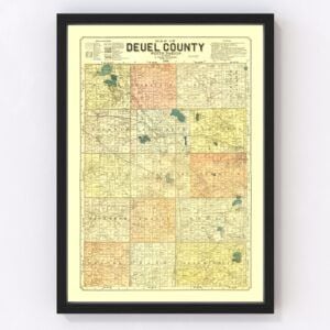 Deuel County Map 1899