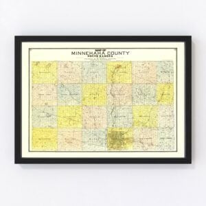 Minnehaha County Map 1893