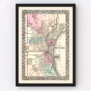 Milwaukee Map 1877