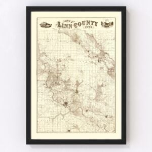 Linn County Map 1949