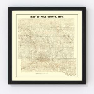 Pok County Map 1895