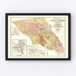 Sonoma County Map 1900
