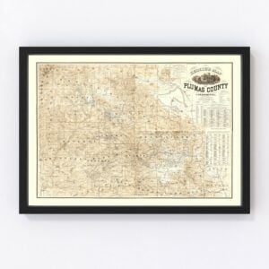 Plumas County Map 1892