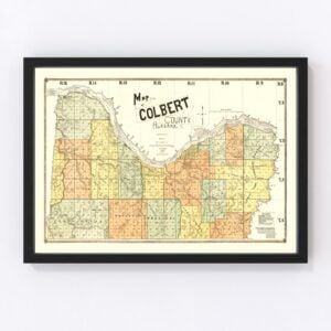 Colbert County Map 1896