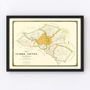Clarke County Map 1893