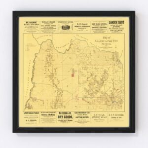Alachua County Map 1880
