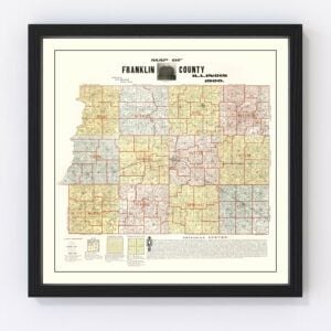Franklin County Map 1900