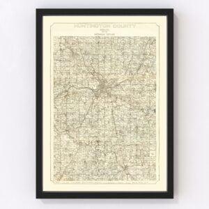 Huntington County Map 1903