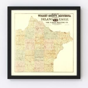 Wright County Map 1901