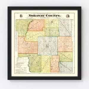 Nodaway County Map 1900