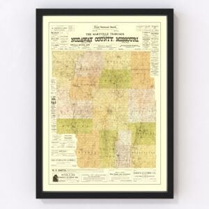 Nodaway County Map 1906