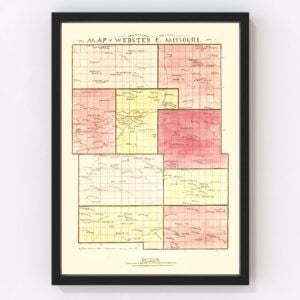 Webster County Map 1877
