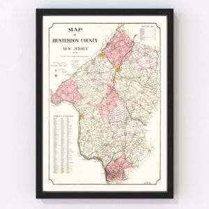Hunterdon County Map 1902