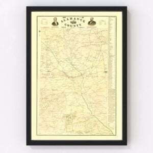 Alamance County Map 1893