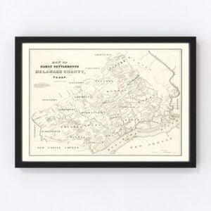 Delaware County Map "17901862"