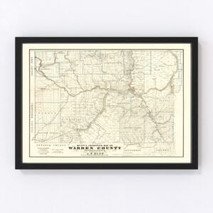 Warren County Map 1865