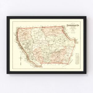 Fairfield County Map 1876