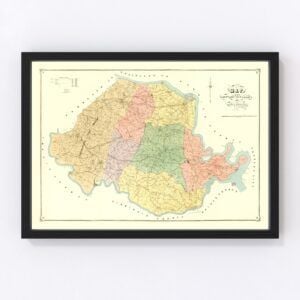 Chesterfield County Map 1888