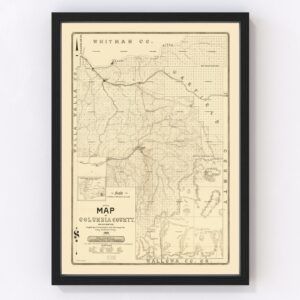 Columbia County Map 1900