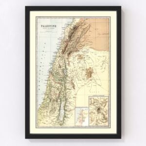Palestine Map 1871